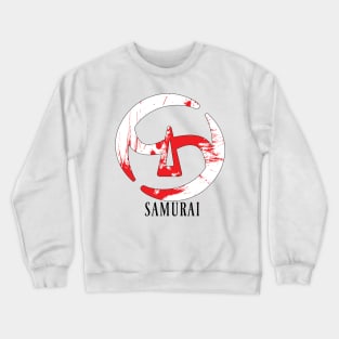 FFXIV Samurai Job Class Icon Blood Splatter Crewneck Sweatshirt